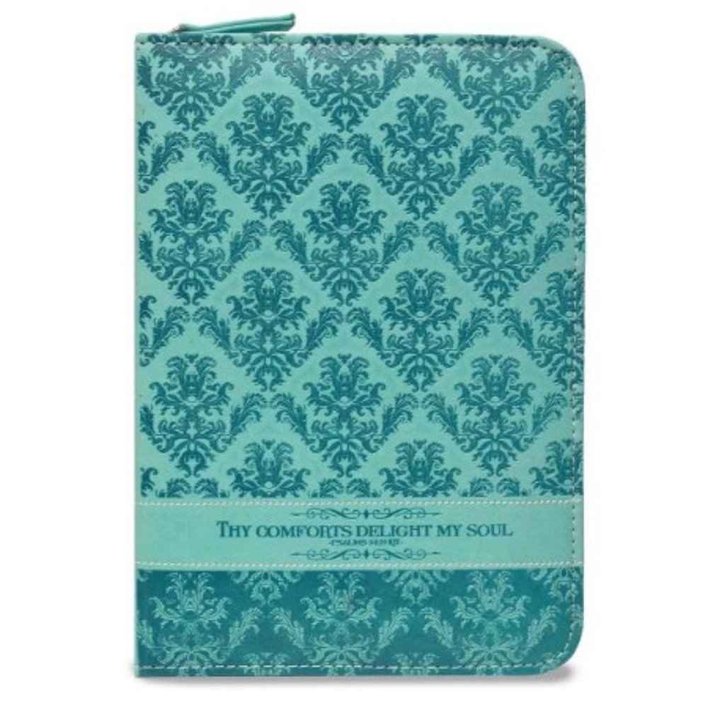 Psalm 94:19 Zipper Journal, Green - NEW